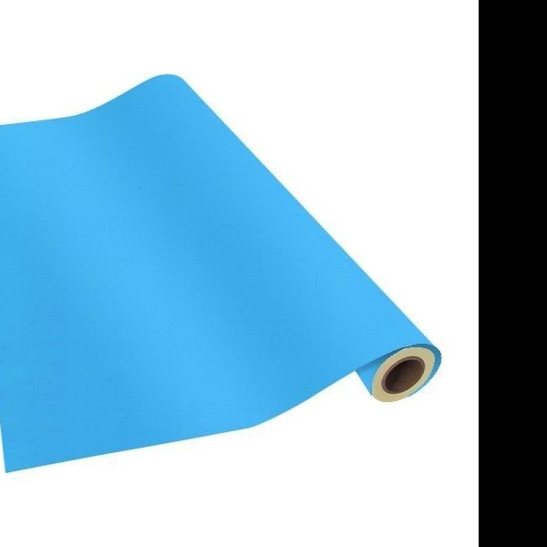 PAPEL AMERICA ROLLO 0.7X25M AZUL PASTEL 80G 602